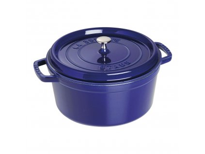 Staub Cocotte hrnec kulatý 28 cm/6,7 l tmavě modrý, 1102891