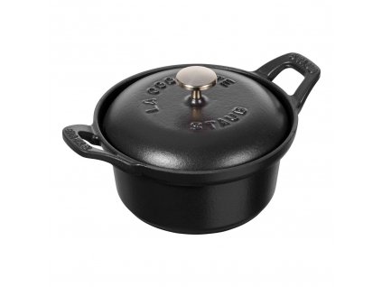 Staub Vintage La Coquette Mini hrnec kulatý 12 cm/0,5 l eerný, 11741223