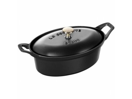 Staub La Coquette hrnec oválný 23 cm/1,7 l černý, 11742323