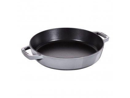 Staub litinová pánev se dvěma úchyty 26 cm, šedá, 12232618