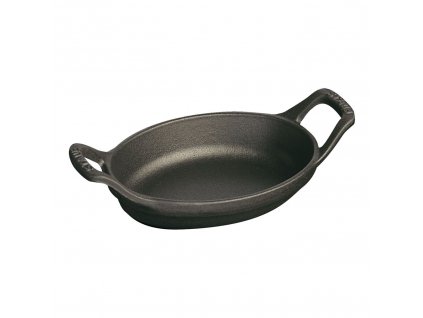 Staub Mini litinový pekáč oválný 15 cm, černá, 1301323