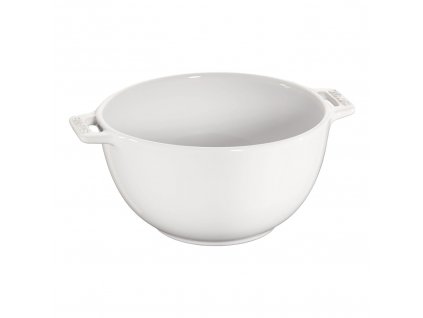 Staub servírovací keramická miska kulatá 18 cm/1,4l bílá, 40511-452