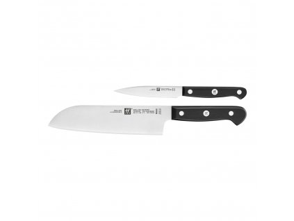 Zwilling Gourmet sada 2 nožů, Santoku nůž 18 cm a špikovací nůž 10 cm, 36130-002