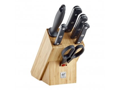 Zwilling Gourmet bambusový blok s noži 7 ks, 36131-002