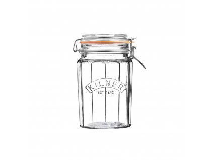 Kilner zavařovací sklenice s klipem  0,95 l fasetový design, 0025.734