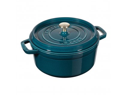 Staub Cocotte hrnec kulatý 20 cm/2,2 l mořská modř, 1102037