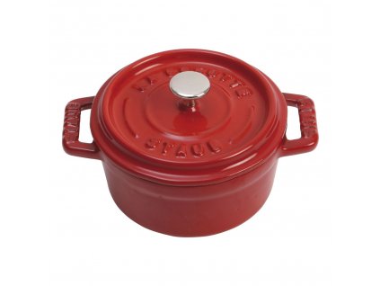 Staub Cocotte Mini hrnec kulatý 10 cm/0,25 l višňová, 1101006