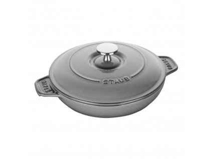 Staub pekáč s poklicí kulatý 20 cm/0,75 l šedý, 40509-578