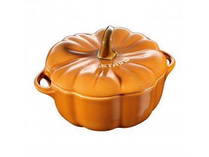 Staub Cocotte keramická zapékací miska ve tvaru dýně 15 cm/0,7 l, skořicová, 40511-554