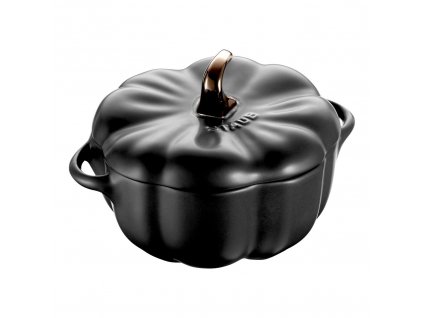 Staub Cocotte keramická zapékací miska ve tvaru dýně 12 cm/0,5 l, černá, 40508-548