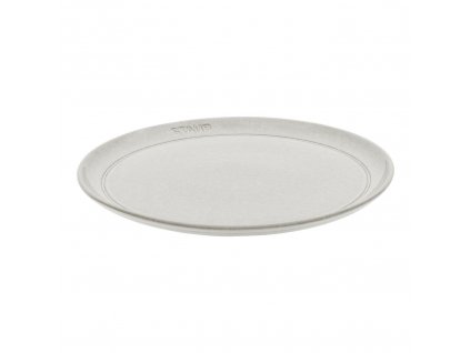 Staub keramický talíř 26 cm, bílá lanýžová, 40508-028