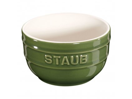 Staub sada 2 ks keramických ramekinek 8 cm/0,2 l bazalková, 40511-135