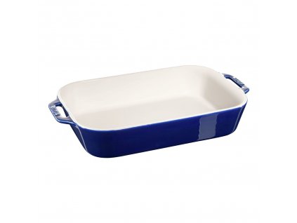 Staub zapékací keramická mísa 34 x 24 cm/4,5 l tmavě modrá, 40511-149