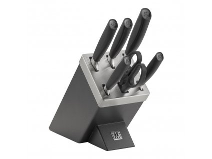 Zwilling All Star samoostřící blok s noži 7 ks, antracitový, 33760-500