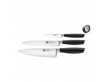 Zwilling All Star sada 3 nožů, kuchařský nůž 20 cm, plátkovací nůž 20 cm a špikovací nůž 10 cm, 33780-003