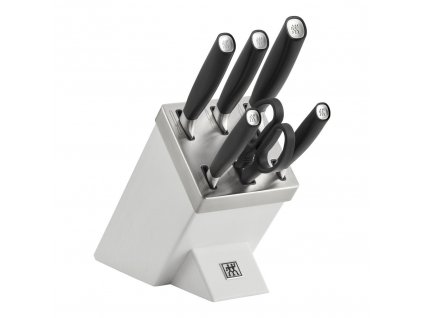 Zwilling All Star samoostřící blok s noži 7 ks, bílý, 33780-600