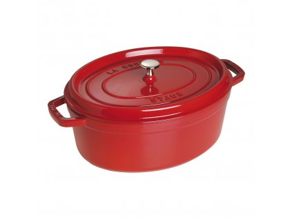 Staub Cocotte hrnec oválný 27 cm/3,2 l višňová, 40509-846