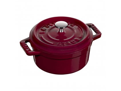 Staub Cocotte Mini hrnec kulatý 10 cm/0,25 l bordeaux, 40502-281