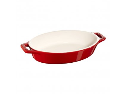 Staub keramická zapékací mísa oválná 17 cm/0,4 l višňová, 40511-153