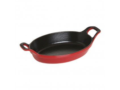 Staub litinový pekáč oválný 21 cm/0,7 l, višňová, 40509-896