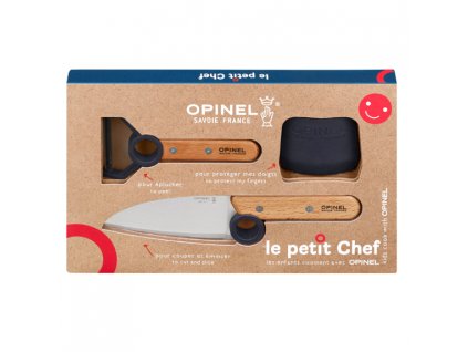 Opinel Le Petit Chef dětská kuchařská sada, modrá, 002605