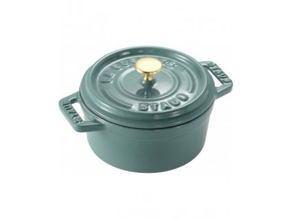 Staub Cocotte Mini hrnec kulatý 10 cm/0,25 l eukalyptová, 11010121