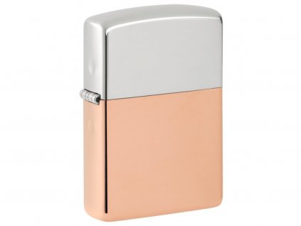 Zapalovač Zippo Bimetal Case - Sterling Silver Lid - 28029