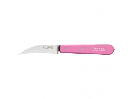 Opinel Les Essentiels N°114 nůž na zeleninu 7 cm, pink, 002037