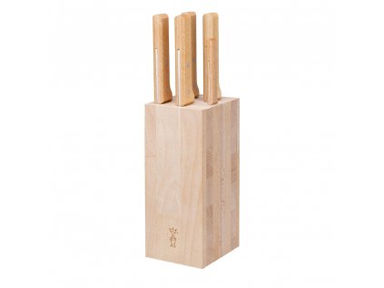 Opinel Parallele bukový blok s noži 6 ks, 002402