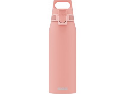 Sigg Shield One nerezová láhev na pití 1 l, shy pink, 8992.60