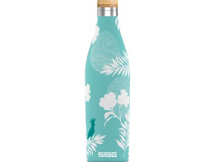 Sigg Meridian Sumatra dvoustěnná nerezová láhev na vodu 500 ml, birds, 8970.90