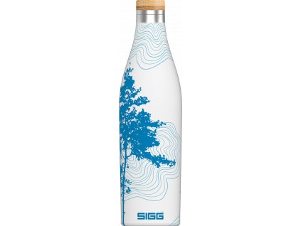 Sigg Meridian Sumatra dvoustěnná nerezová láhev na vodu 500 ml, tree, 8971.00