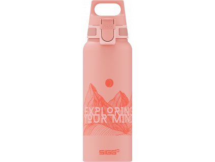 Sigg WMB One láhev na pití 1 l, pathfinder shy pink, 9026.10