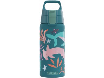 Sigg Shield Therm One dětská termoláhev na pití 500 ml, blue world, 6022.90