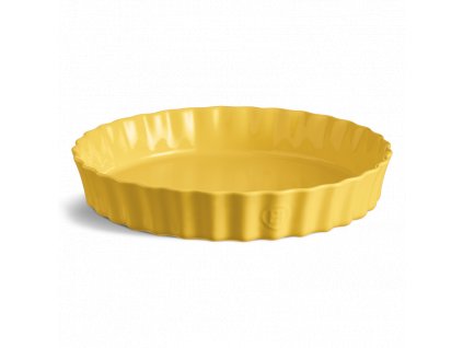 Emile Henry hluboká koláčová forma 32 cm, žlutá Provence, 906032