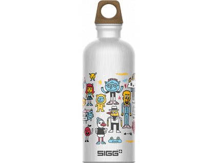 Sigg Traveller MyPlanet dětská láhev na pití 600 ml, friends, 6005.30