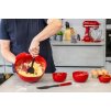 KitchenAid sada silikonových stěrek na pečení, empire red, KQG437OHERE