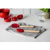 KitchenAid sada silikonových stěrek na pečení, empire red, KQR750OHERE