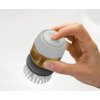 Joseph Joseph Palm Scrub kartáč na mytí nádobí s dávkovačem, šedá, 85005