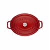 Staub Cocotte hrnec oválný 31 cm/5,5 l višňová, 1103106