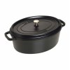 Staub Cocotte hrnec oválný 37 cm/8 l černý, 1103725