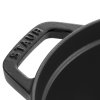 Staub Cocotte hrnec oválný 33 cm/6,5 l černý, 1103325