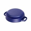 Staub Chistera kastrol s poklicí 24 cm/2,4 l tmavě modrý, 12612491