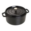 Staub Cocotte hrnec kulatý 26 cm/5,2 l černá, 1102625