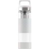 Sigg Hot & Cold Glass termoska 400 ml, white, 8539.40