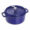 Staub Cocotte hrnec kulatý 26 cm/5,2 l tmavě modrý, 1102691