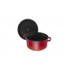Staub Cocotte hrnec kulatý 30 cm/8,35 l višňová, 1103006