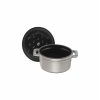 Staub Cocotte Mini hrnec kulatý 10 cm/0,25 l šedá, 1101018