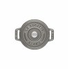 Staub Cocotte Mini hrnec kulatý 10 cm/0,25 l šedá, 1101018