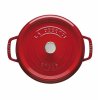 Staub Cocotte hrnec kulatý 20 cm / 2,2 l višňová,  1102006